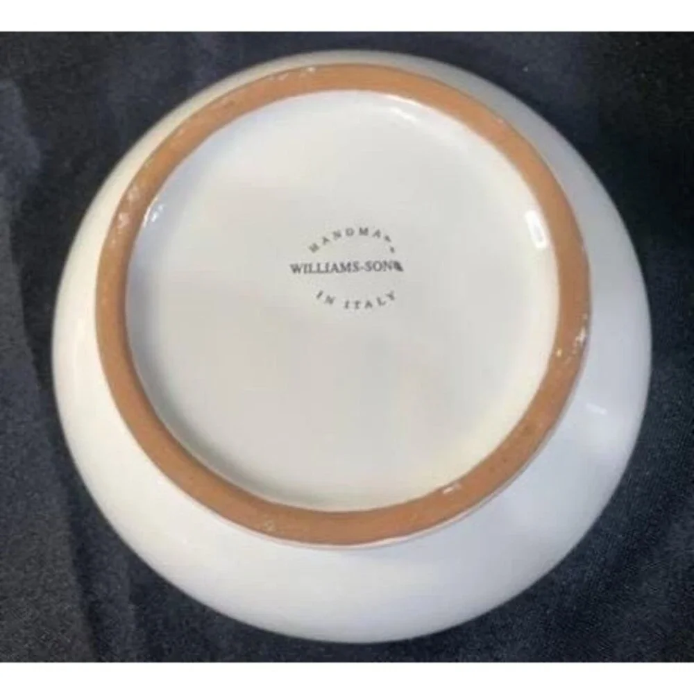 WILLIAMS-SONOMA, Herb Pattern Appetizer Bowl replacement for platter Italy